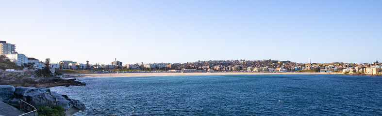 View of Bondi Beach Sydney NSW Australia