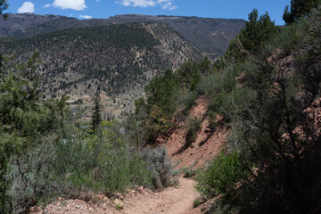 View of Glenwood Springs from the Trail to the Pioneer Cemetery
