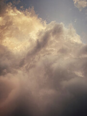 Fototapeta na wymiar Late Afternoon Storm Clouds