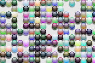 glossy balls pattern design