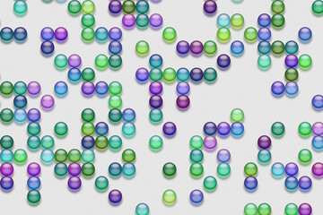 glossy balls pattern design