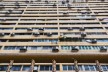 detail of an industrial building