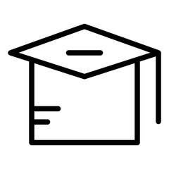 Education line style icon. suitable for the needs of your creative project