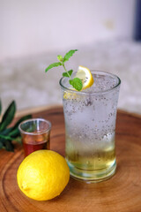 beautifull mojito with extra brown sugar if you like more sweet and strong flavor