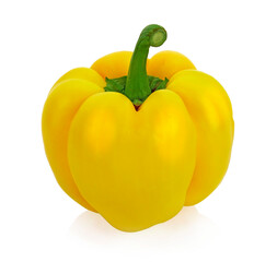 Yellow chili  isolated on white background