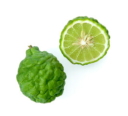 bergamot isolated on white background