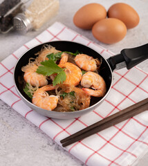 Baked Shrimp with Glass Noodles.