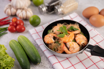 Baked Shrimp with Glass Noodles.