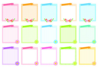 ガーリーフレームセット