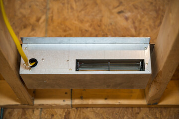 Air share transfer fan for mini-split ductless air conditioning unit