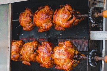 Chicken on the grill