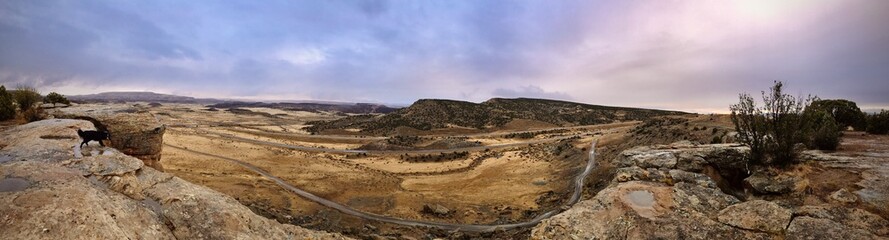 Rabbit Valley Mountainscape Panorama 
