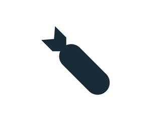 Bomb Icon Vector Logo Template Illustration Design