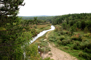 river in the mountains