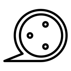 data line style icon. suitable for the needs of your creative project