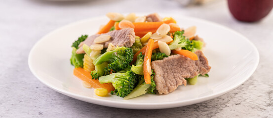 Stir-Fried Mixed Vegetables with Pork