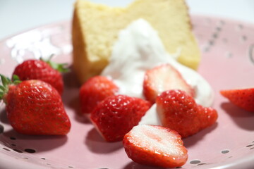 イチゴとケーキ