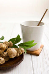 ginger and ginger tea