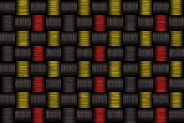 multicolor rope tile design