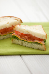 fresh healthy sandwich
