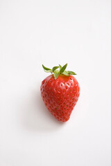 strawberry on white background