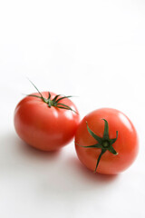 tomato on white background
