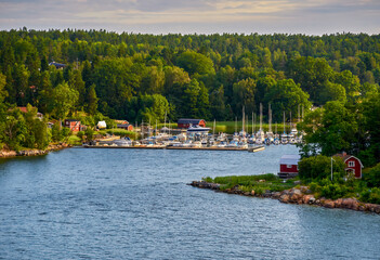 Obraz premium Bucht, Stockholmer Schären, Stockholm. Schweden