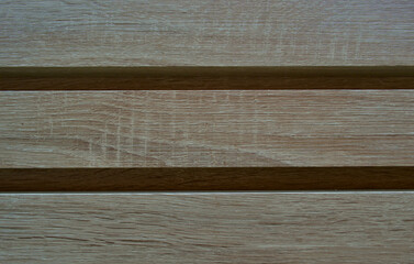 wood polished horizontal planks close up view