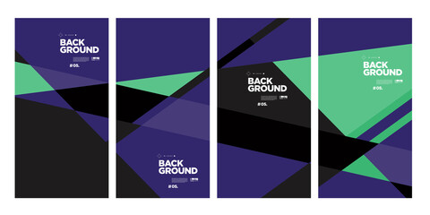 Naklejka premium Vector abstract minimalist geometric background for corporate brochure