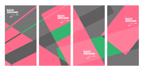 Obraz premium Vector abstract minimalist geometric background for corporate brochure