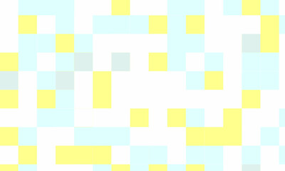 Abstract square pixel mosaic colorful background geometric seamless pattern in pastel colors. 8 bit