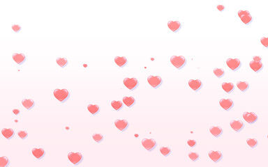 Red and pink heart. valentine's day abstract background with hearts.