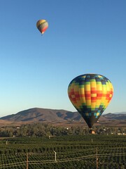 Hot air balloon ride in Temecula