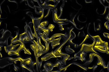 crossing waves abstract design