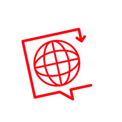 global connexion vecteur concept