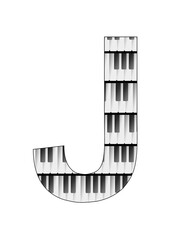 design for backgrounds of musical themes with the letter J
