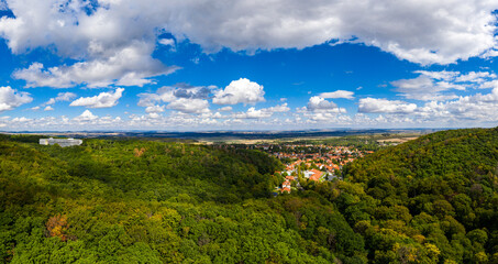 Fototapeta premium Luftbilder aus Bad Suderode Harz