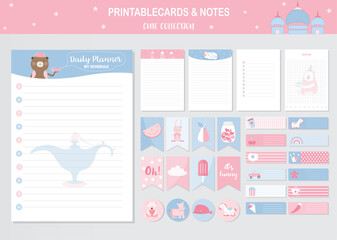 Set of cute vector cards and printable,sweet,candy,cake, tags,cards,templates,Notes, Stickers, Labels,Scrap booking,Sweets,Candy,Cake,Happy Birthday, Congratulations, Invitations,Vector illustrations 