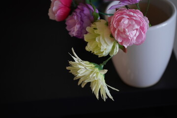 artificial flower bouquet 