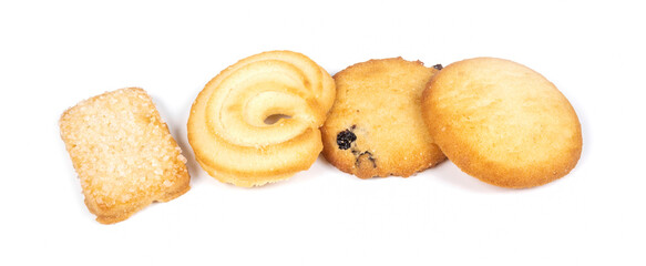 biscuits set isolated on a white background