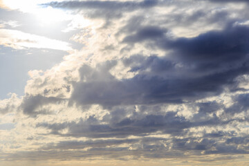 blue sky with clouds