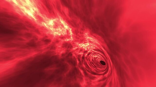 Vein 3D Organic Tube Animation Loop Wide Spin