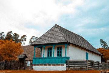 the house from the traditional and authentic village in the country