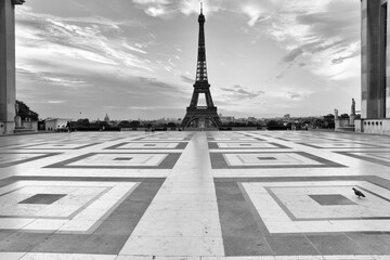 Obraz premium Trocadero square in Paris city