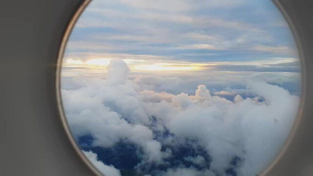 View from a window plane