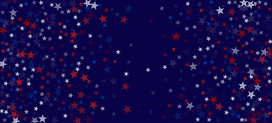 National American Stars Vector Background. USA 4th of July Labor Veteran's President's Independence Memorial 11th of November Day 