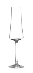 Empty glass on white background