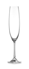 Empty glass on white background