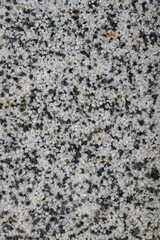 textural plaster of the house wall, colored granite chips, background