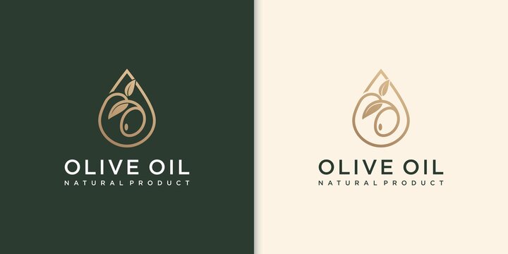 modern olive oil logo